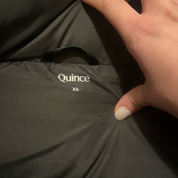 Quince Women's Responsible Long Down Puffer Jacket Black XS New with tags NWT - Picture 8 of 15